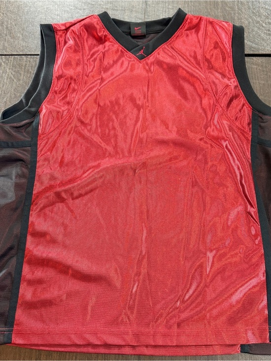 Jordan Other - Nike Jordan Red and Black Mesh Basketball Workout Jersey Shirt. Sz XL